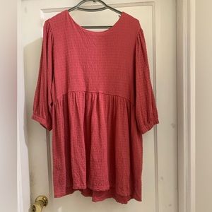 Forever 21 Pink Babydoll dress, size medium